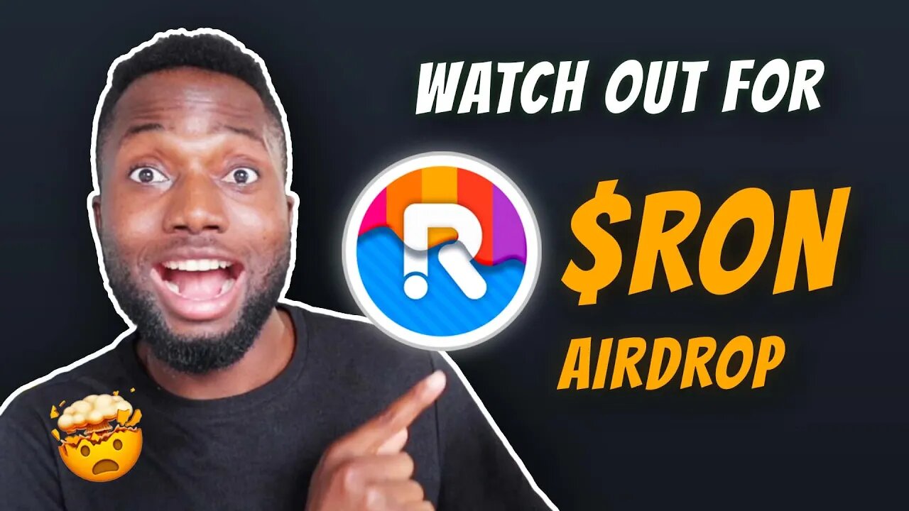 Watch Out For The $RON Airdrop. SLP & AXS To Explode.