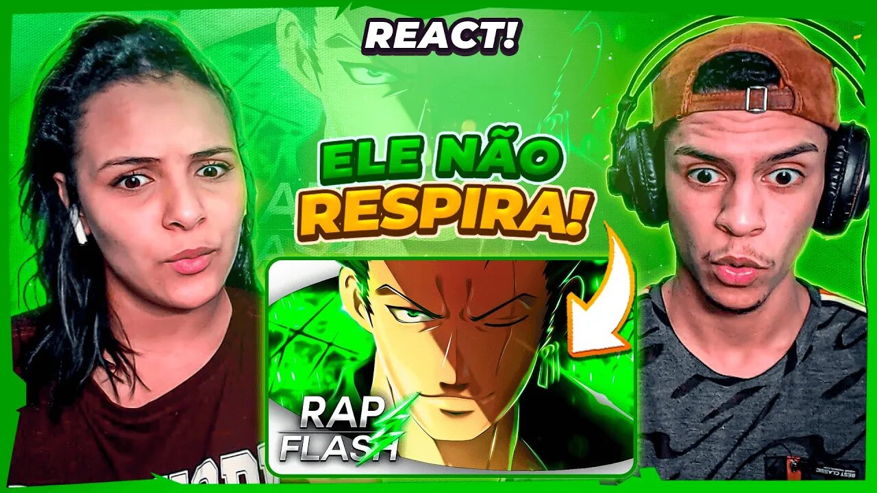 Rap do Zoro | Na arte da espada | (SpeedRap 07) | Flash Beats (Prod. WB Beats) | [React Rap Nerd] 🔥