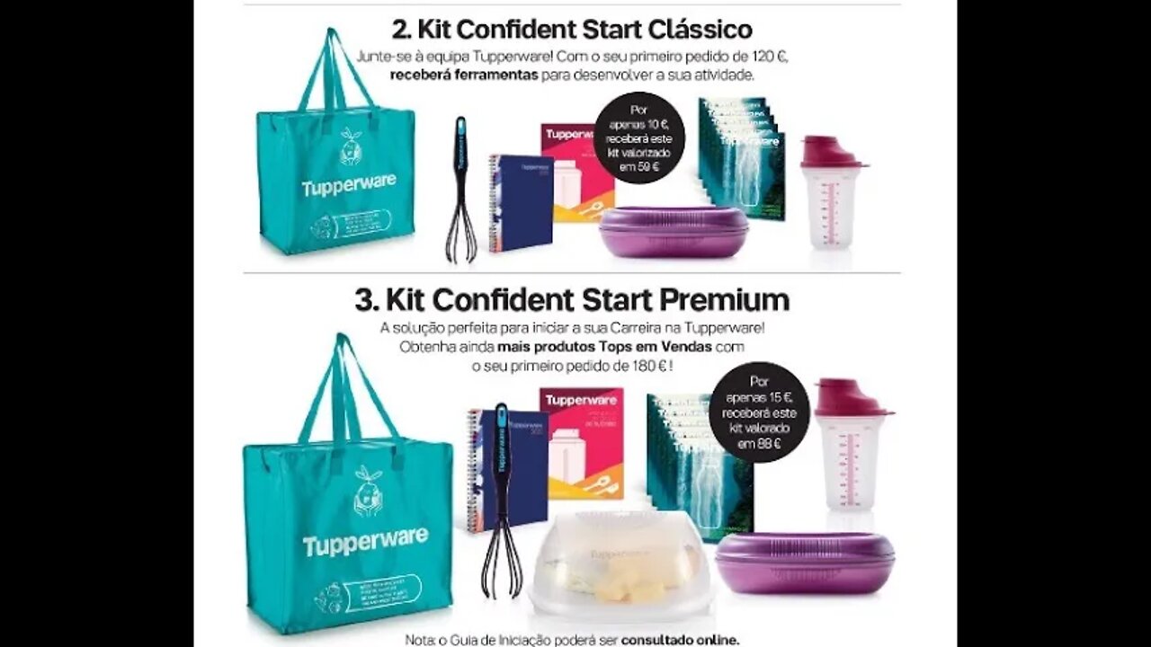 Vender Tupperware | Como funciona! Kit Inicial