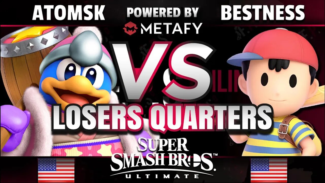 FPS4 Online - Atomsk (King Dedede) vs. Bestness (Ness) - Smash Ultimate Losers Quarterfinals