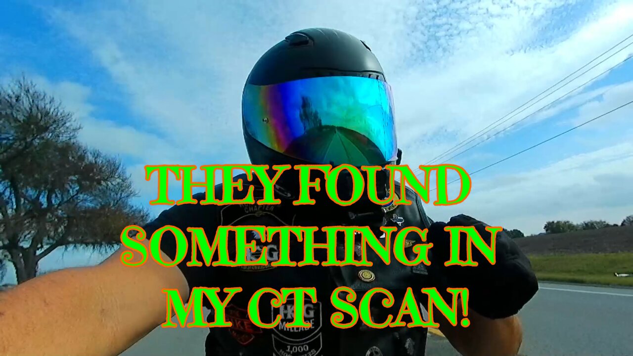 THEY FOUND SOMETHING IN MY CT SCAN!