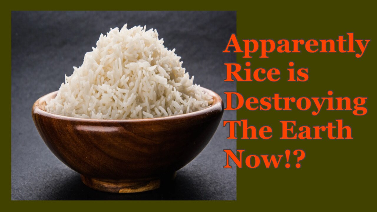 Apparently rice is destroying the Earth now!?