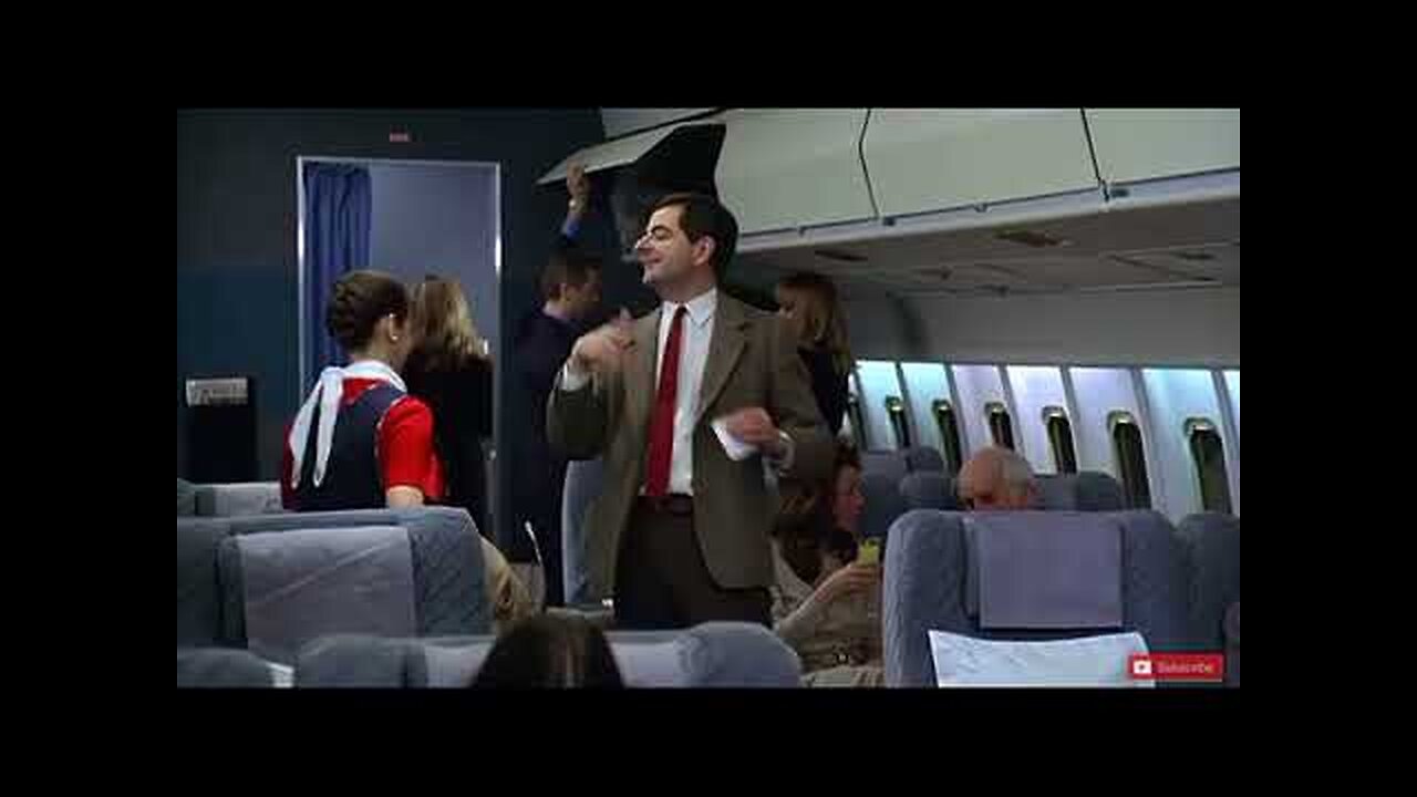 Mr. Bean Takes Photos On The Plane | Funny Clip 1 Minute!