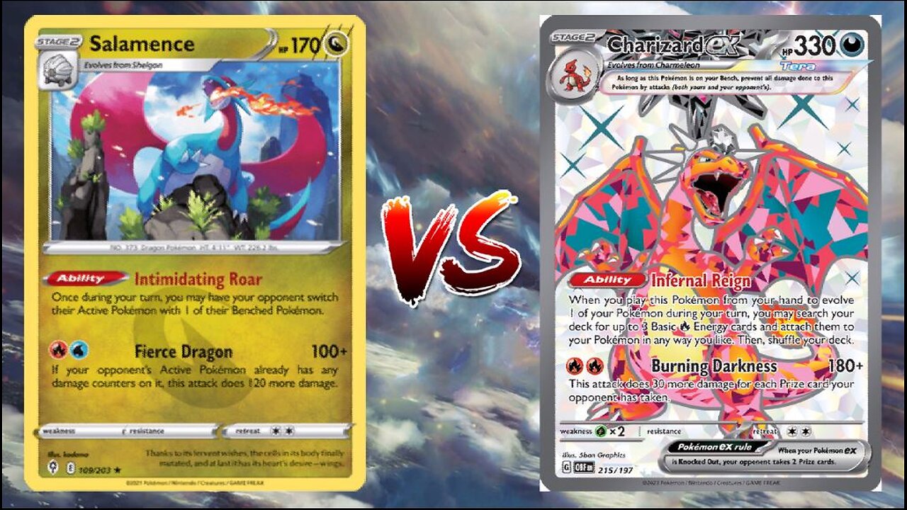 Pokemon TCG Live Salamence Spinda VS Charizard EX Pidgeot EX!!