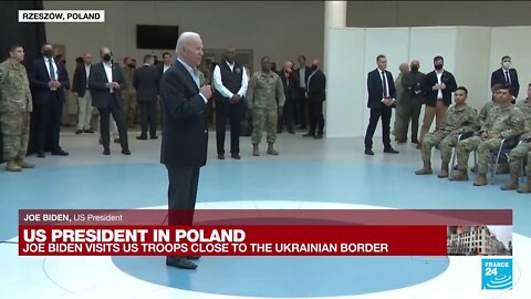 Joe Biden, perhaps accidentally, tells US troops they're going to Ukraine.