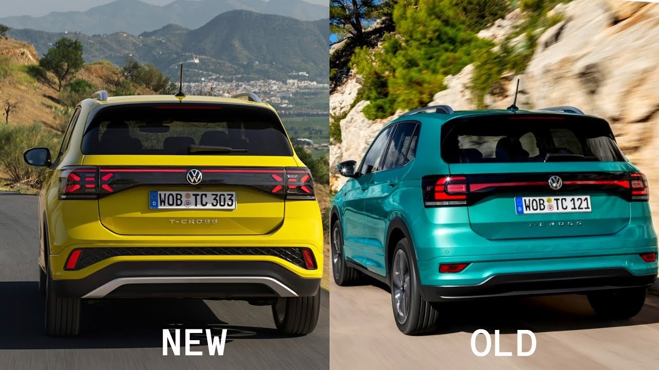 2024 Volkswagen T-Cross New vs Old VW T-Cross