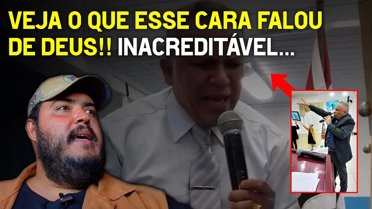 Veja o que esse cara (pastor Ezequias) falou De Deus...