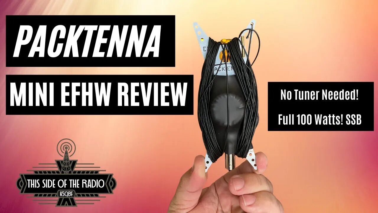 PackTenna: Mini Portable End Fed Half Wave Wire Antenna (49:1)