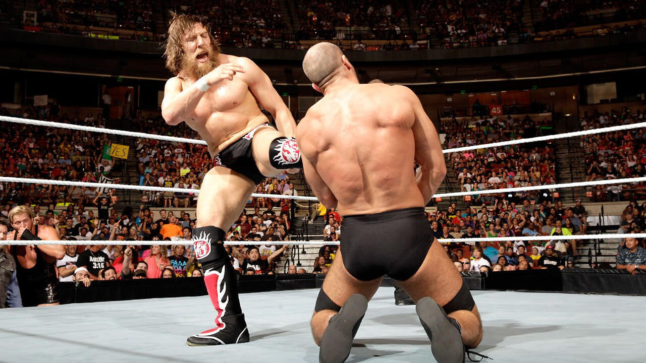 Daniel Bryan vs Jack Swagger, Antonio Cesaro & Ryback 7.22.2013 Highlights