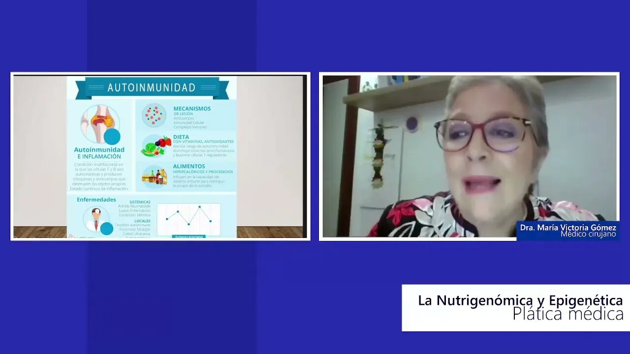 La Dra. María Victoria Gómez nos comparte sobre enfermedades autoinmunes y glutatión