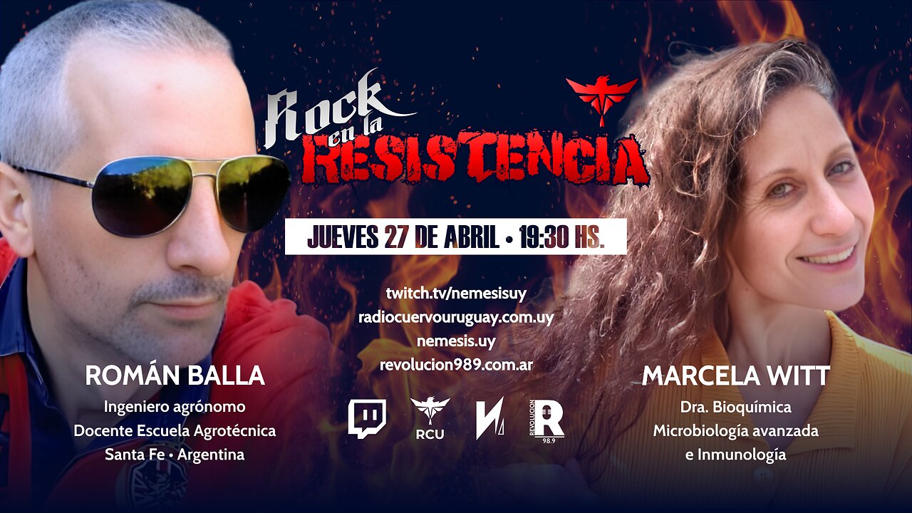 Rock en la RESISTENCIA - Con el Ing. Román Balla, la Dra. Marcela Witt, y Jorge Blanc [27.04.2023]