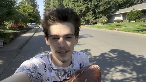 Yung Alone Long Boarding Down Large Hill (Part 3)