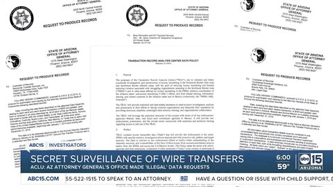 ACLU: AZ Attorney General's office made 'illegal' data requests