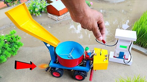 Top DIY Tractor Mini Petrol Pump Mini Hand Pump House Of Animals Cow Shed water pump