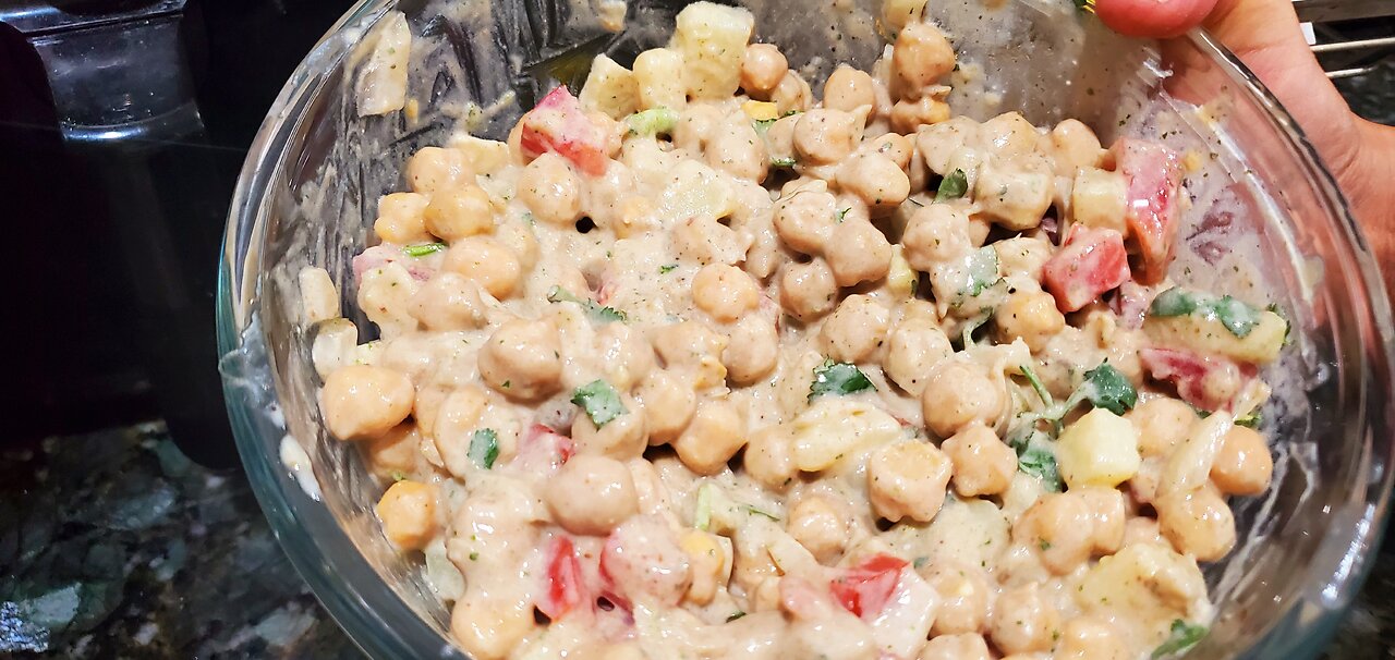 Chana Chat | Chickpea Salad