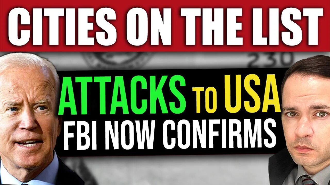 FBI CONFIRMS Attacks on US Soil… CITIES ON THE WATCH LIST (WORLD WAR 3).