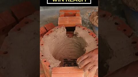 Easy way to make brick stove | #shorts