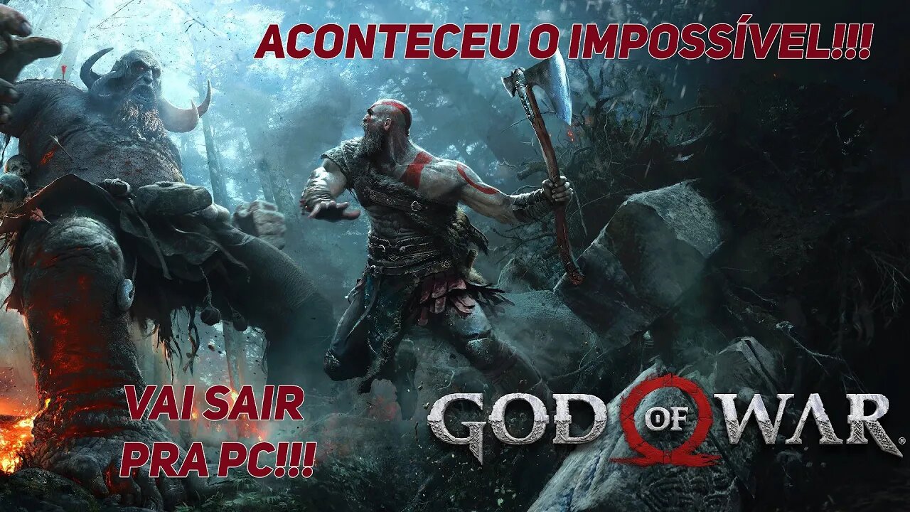 God of War no PC!!! Aconteceu o impossível!!!