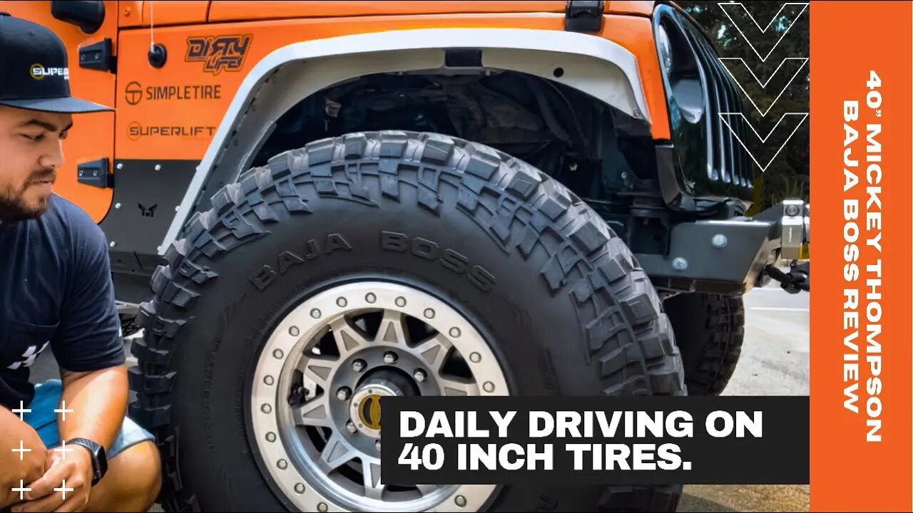 Daily driving on 40s… It’s Fun(ish) Mickey Thompson Baja Boss Review