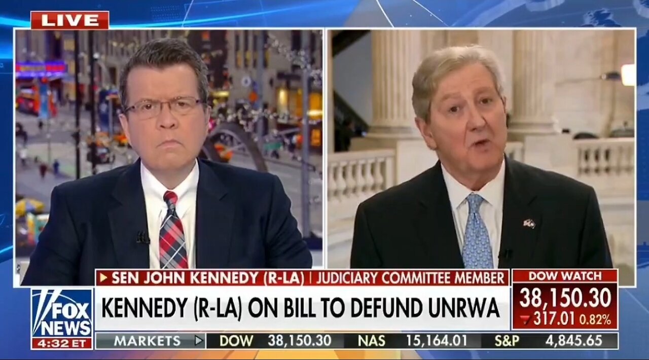 Sen John Kennedy Hammers UNRWA: Despicable!