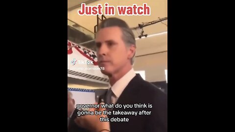 Newsom says the Republican debates are who’s running as Trumps V.P.