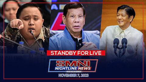 SMNI Nightline News with Admar Vilando and MJ Mondejar | November 7, 2023