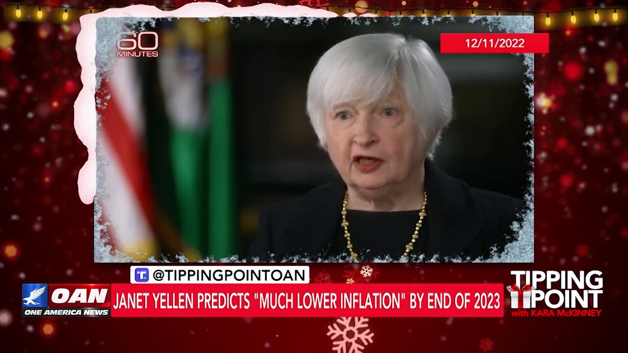Tipping Point - Janet Yellen Predicts "Much Lower Inflation" by End of 2023