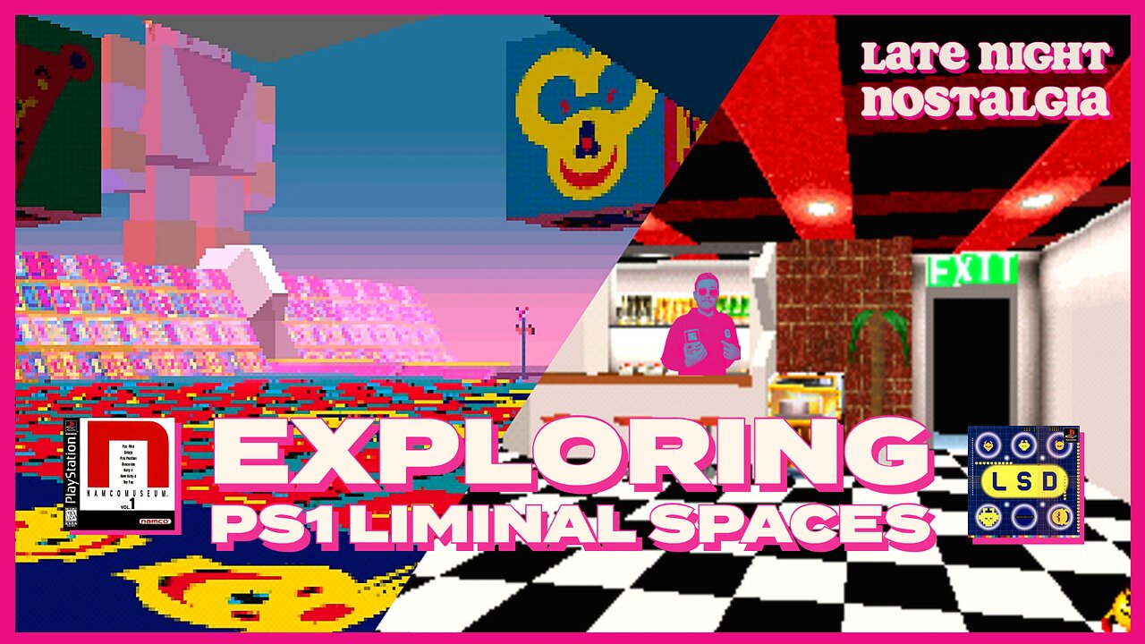 Exploring the Liminal Spaces of the PS1 | Namco Museum + LSD Dream Simulator