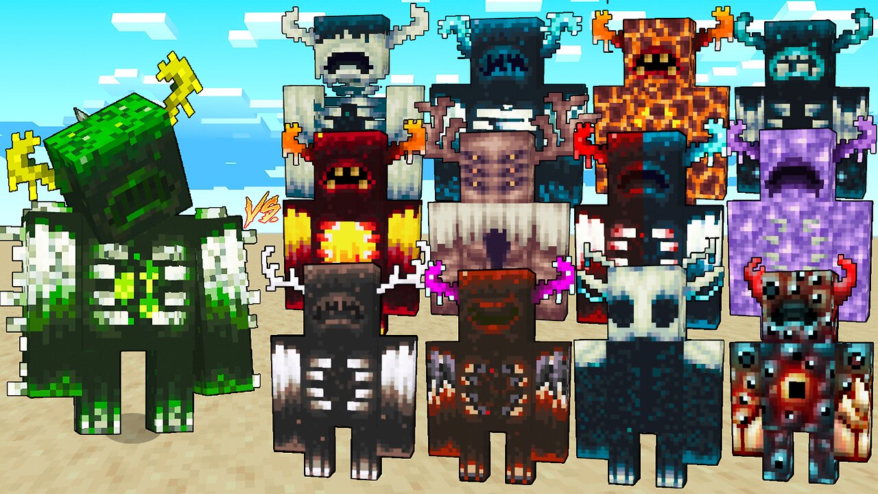 RADIADEN Vs ALL Wardens PLUS+ (Anniversary Edition) / Minecraft Mob Battle