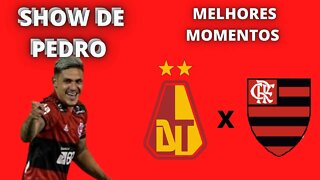 COM SHOW DE PEDRO, FLAMENGO GOLEIA TOLIMA 7X1