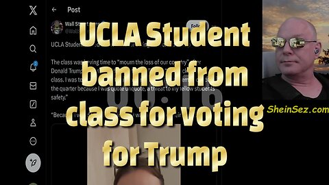 UCLA Student banned from class for voting for Trump-737