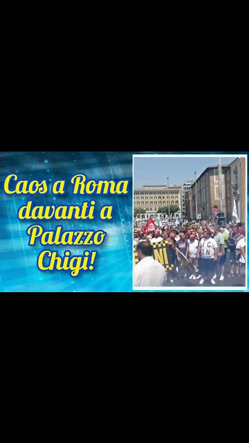 Sciopero dei taxisti a Roma - Il popolo si è stancato!