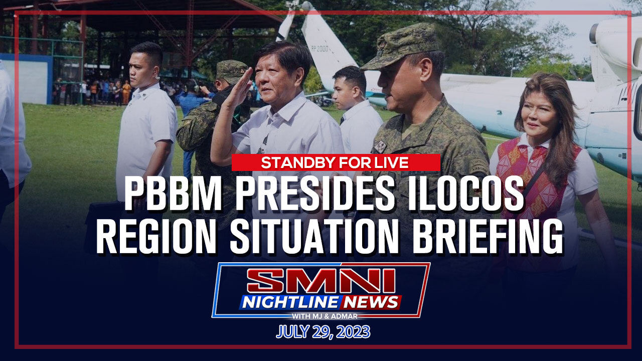 PBBM, pinangunahan ang situation briefing sa naging epekto ng Bagyong #EgayPH sa Ilocos Region