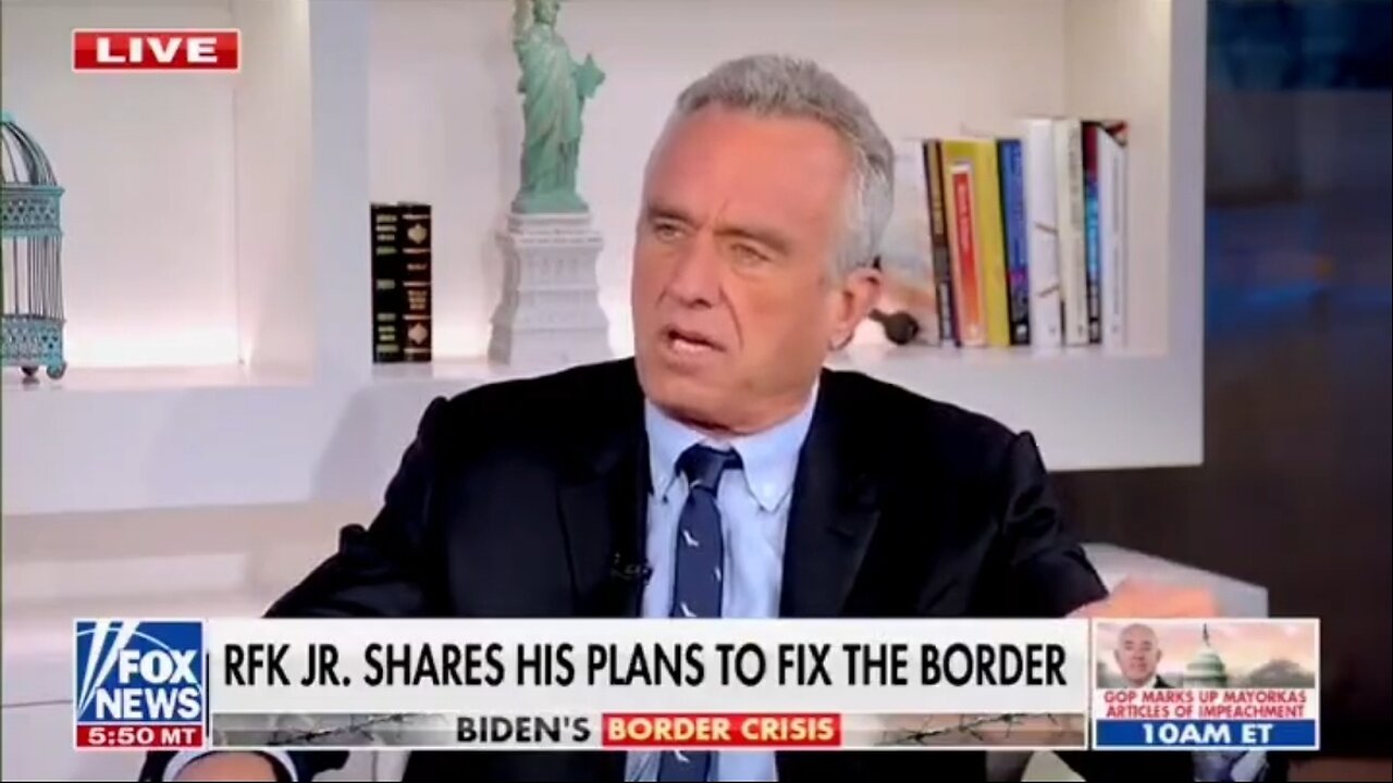 RFK Jr: Biden Could Stop The Border Crisis Overnight