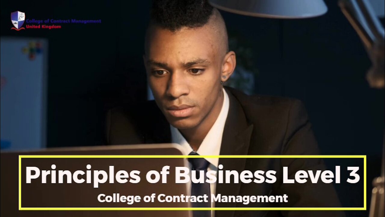 Principles of Business Level 3 | NCFE