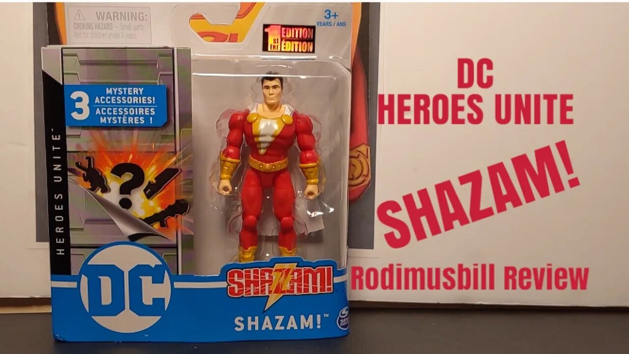 Spin Master SHAZAM! DC Heroes Unite with Mystery Accessories Action Figure Review