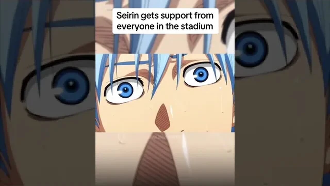 Seirin gets support from everyone in the stadium 🥹 #anime #kurokonobasket #fyp