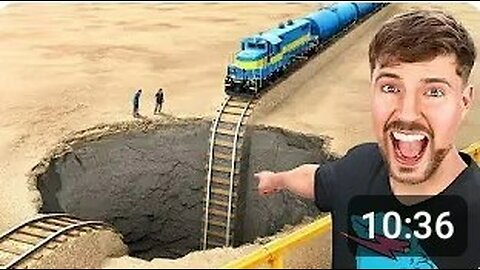 Train Vs Giant Pit