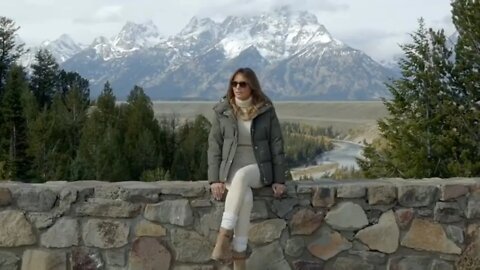 🔴👀🔴 First Lady Melania Trump Visits Grand Teton National Park