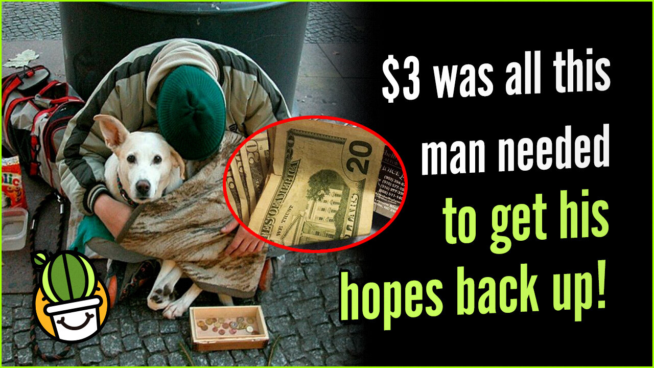 $3 Dollar Was All This Man Needed To Get His Hopes Back Up!