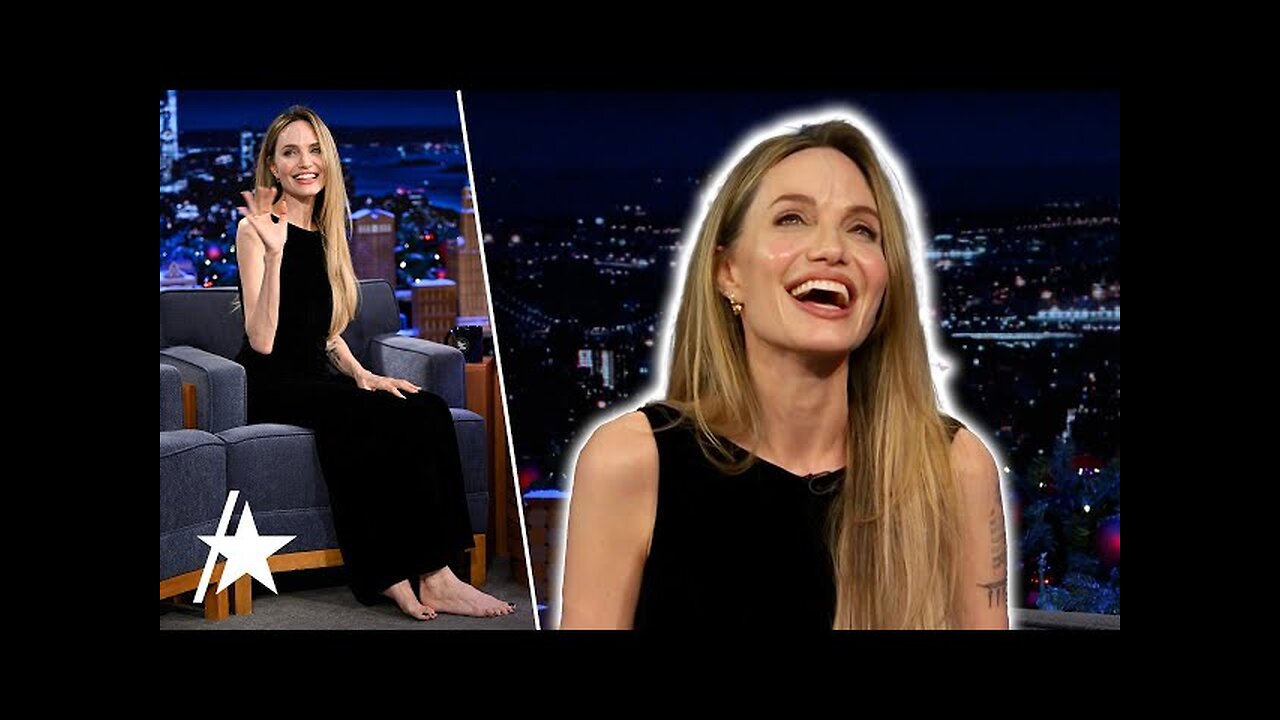 Why Angelina Jolie Was BAREFOOT For 1st Late Night Interview In A Decade