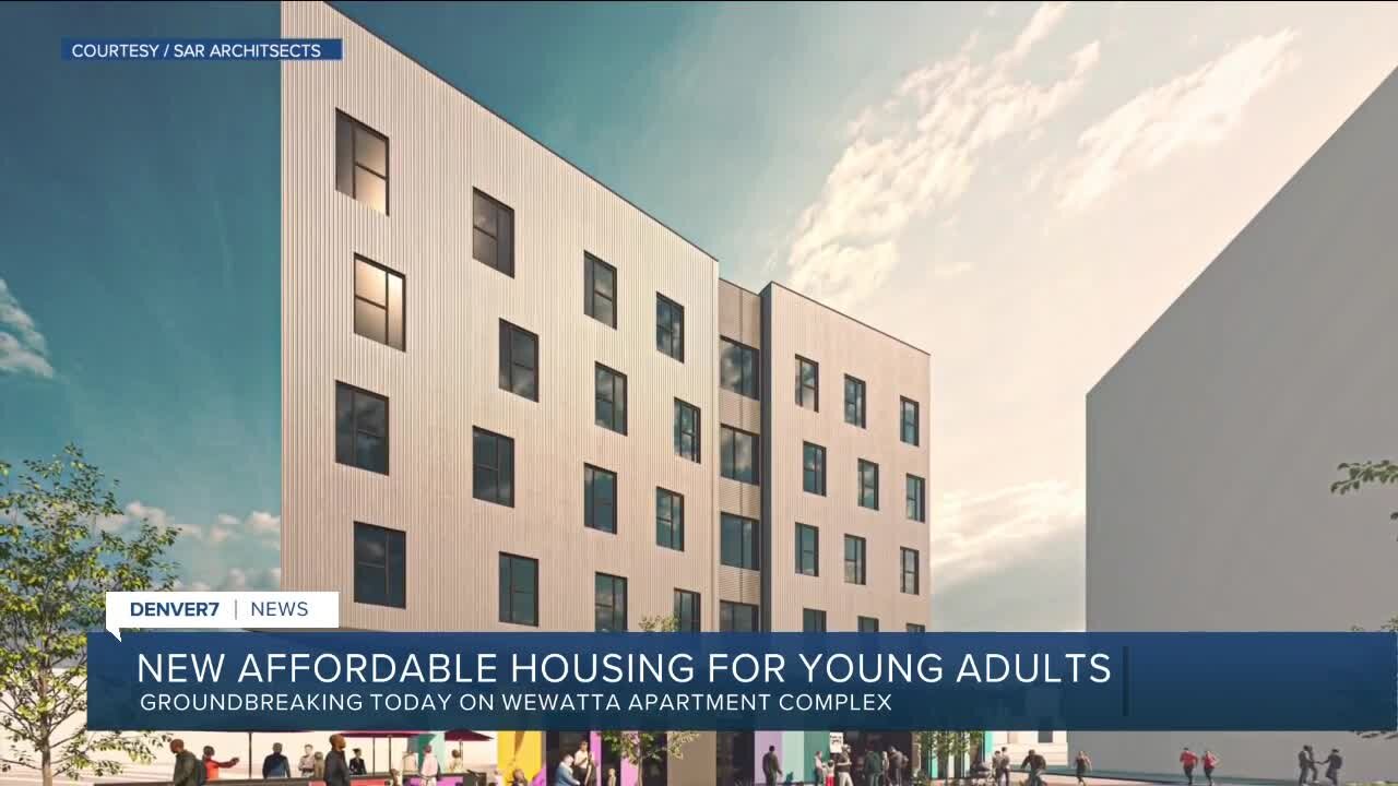 Groundbreaking today on affordable housing for young adults