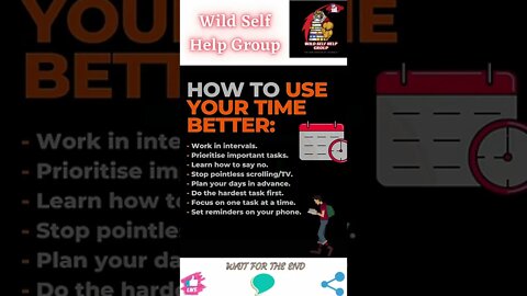 🔥How to use your time better🔥#shorts🔥#wildselfhelpgroup🔥15 July 2022🔥