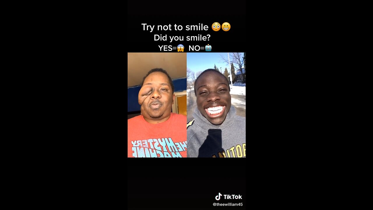 Try not to smile