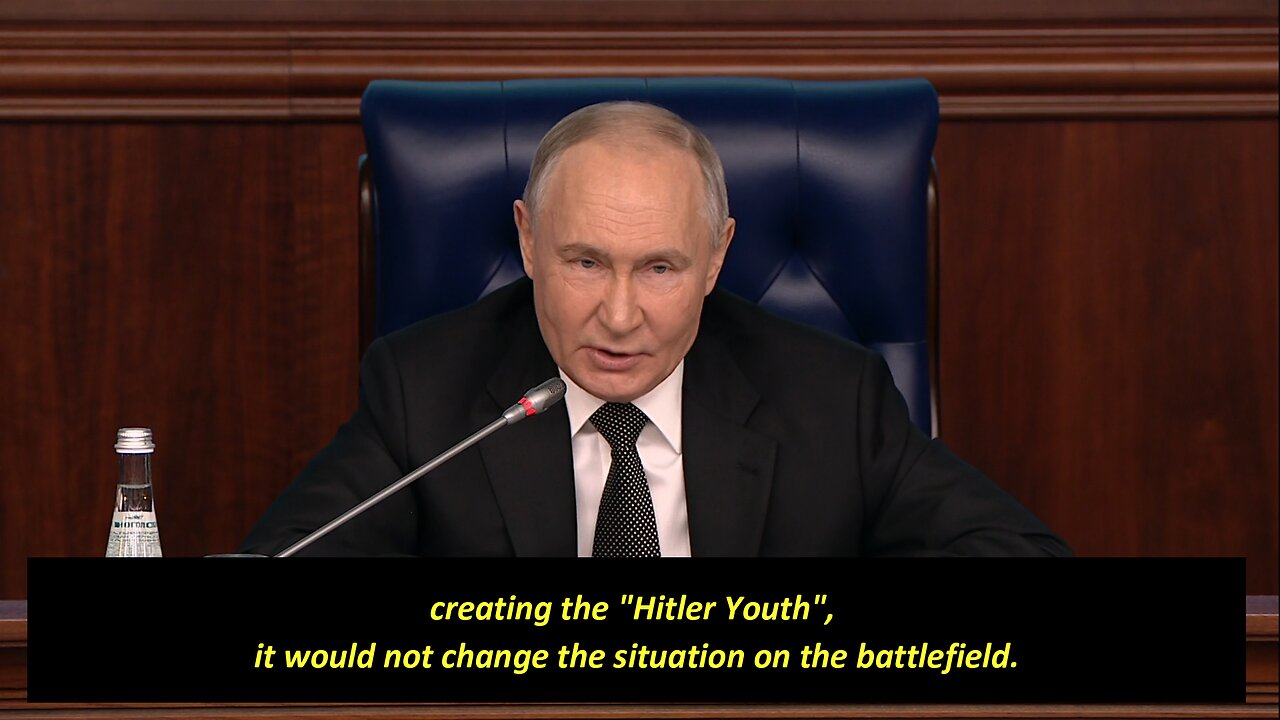 Putin: Even if Kiev regime lower mobilization age it wouldn´t change situation on the battlefield