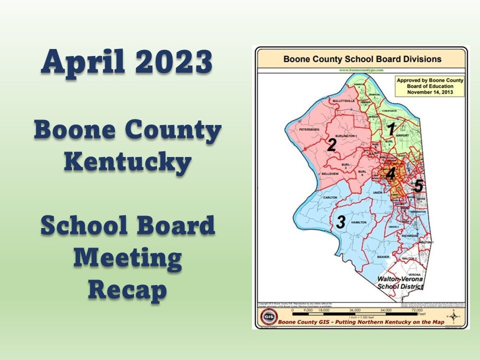 APRIL 2023 Boone Co. Schl. Brd. Mtg. Recap