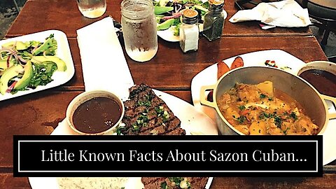 Little Known Facts About Sazon Cuban Cuisine Menu - Miami Beach, FL Restaurant.