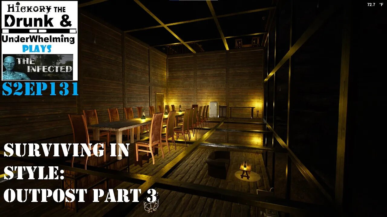 The Infected Gameplay S2EP131 Outpost Kitchen, Forging Room, and Dining Area Completed