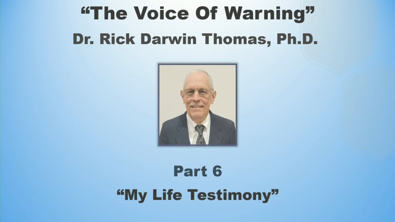 Voice of Warning Series-Class 6: "My Life's Testimony"