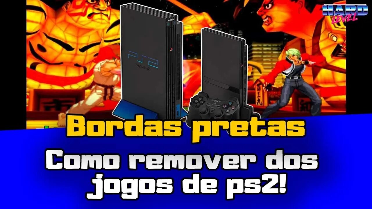 Tutorial PS2 - Como tirar as bordas pretas em TVs modernas!